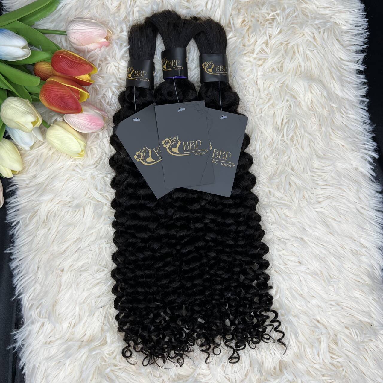 Kinky curly 100% human hair bulk/ bundles