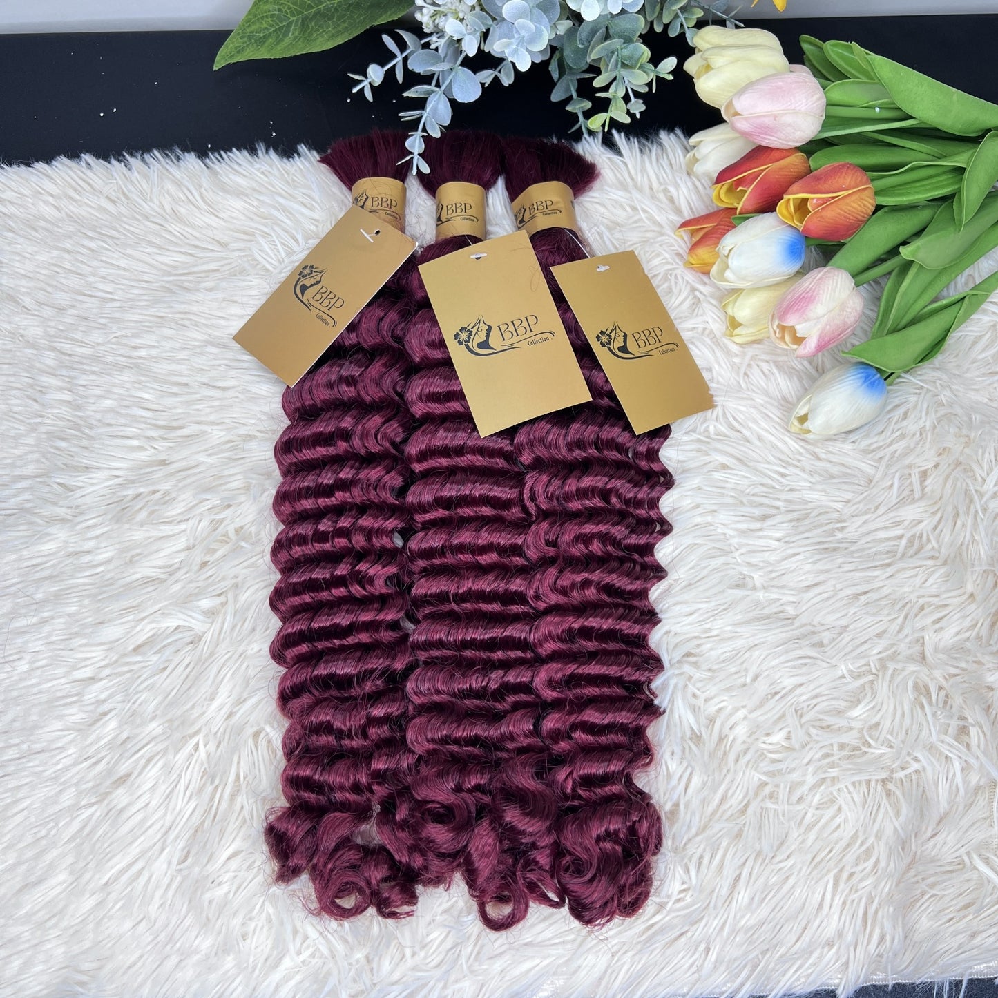 Deep wave 100% human hair bulk