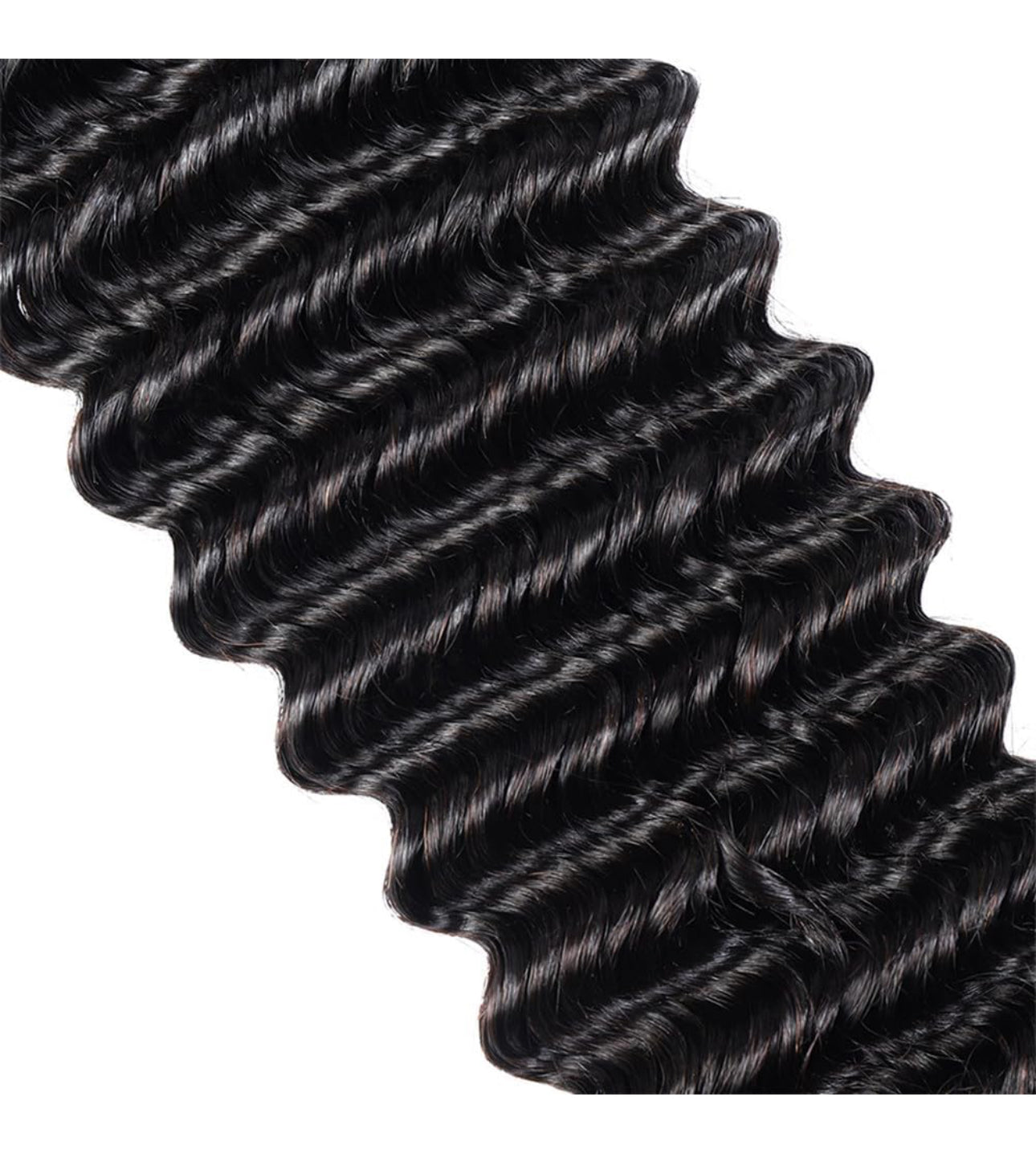 Loose deep wave 100% human hair bulk.