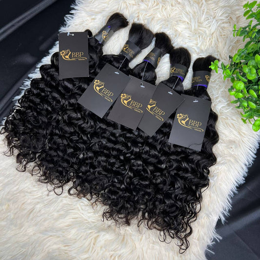 Water wave 100% human hair bulk