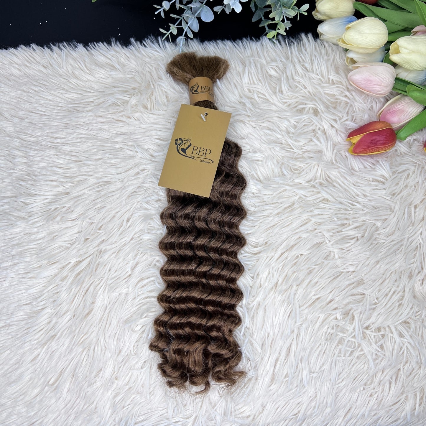 Burmese Loose deep wave 100% human hair bulk.