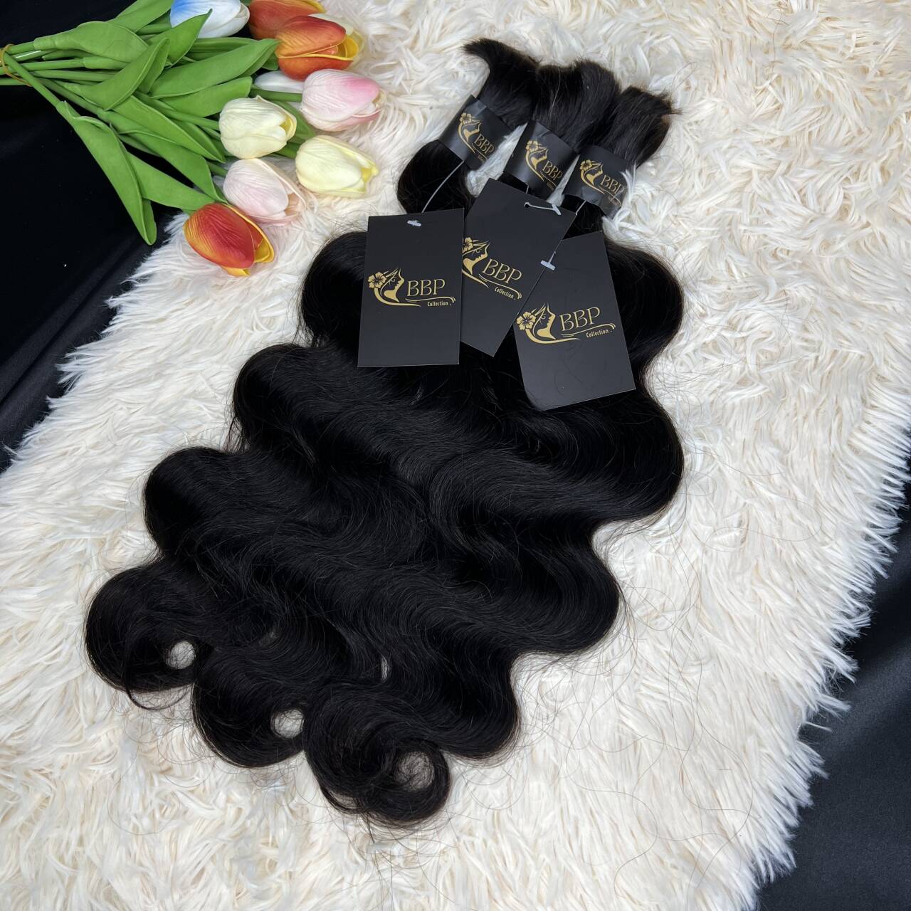 Body wave 100% human hair bulk