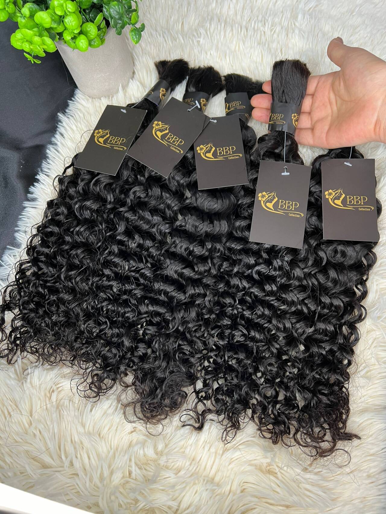 Water wave 100% human hair bulk