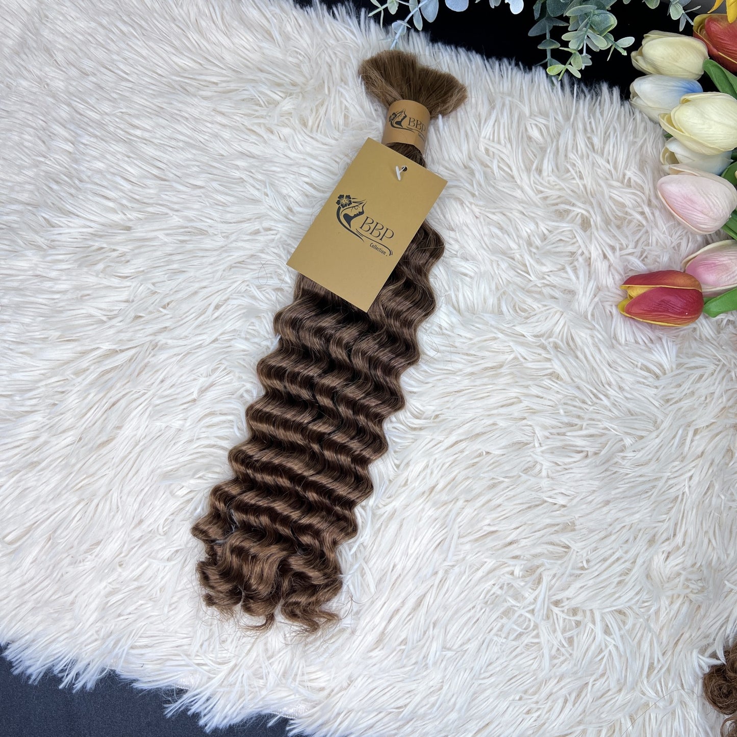 Burmese Loose deep wave 100% human hair bulk.