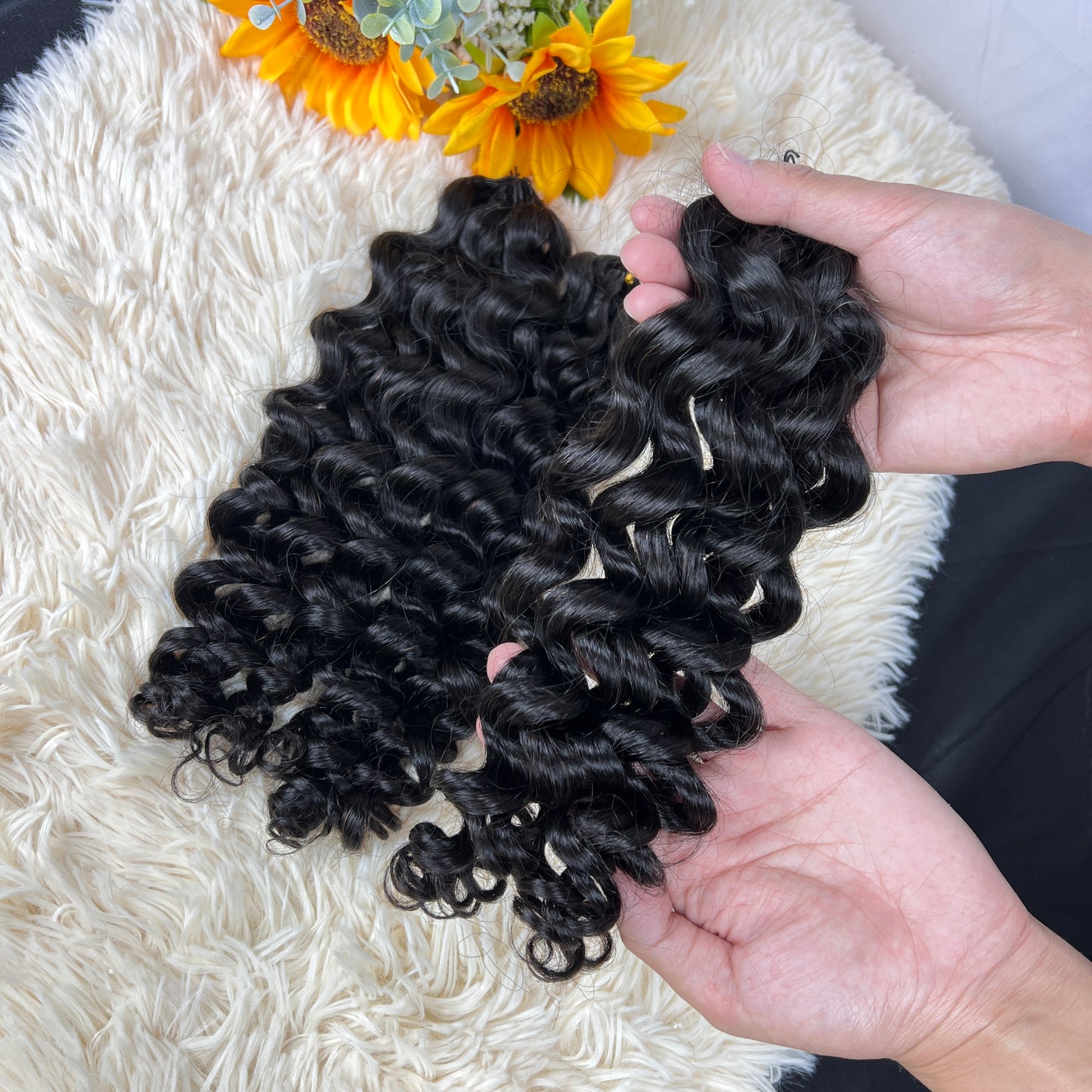 Premium loose Italian curl BBP Collection 100% Human Hair Crochet (15A Grade) Crafted from high-quality double drawn human hair,this crochet hair is soft, easy use,durable, reusable.