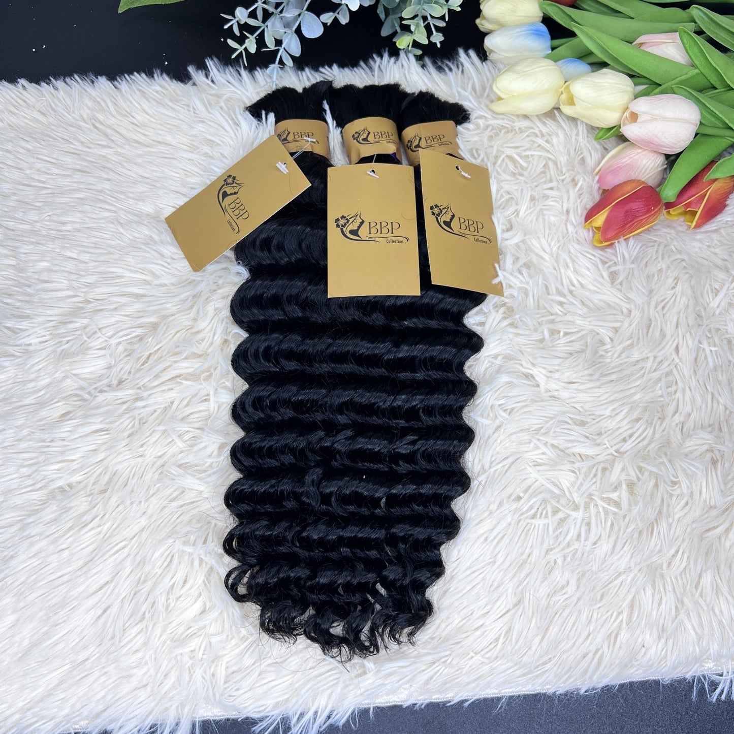 Water wave 100% human hair bulk