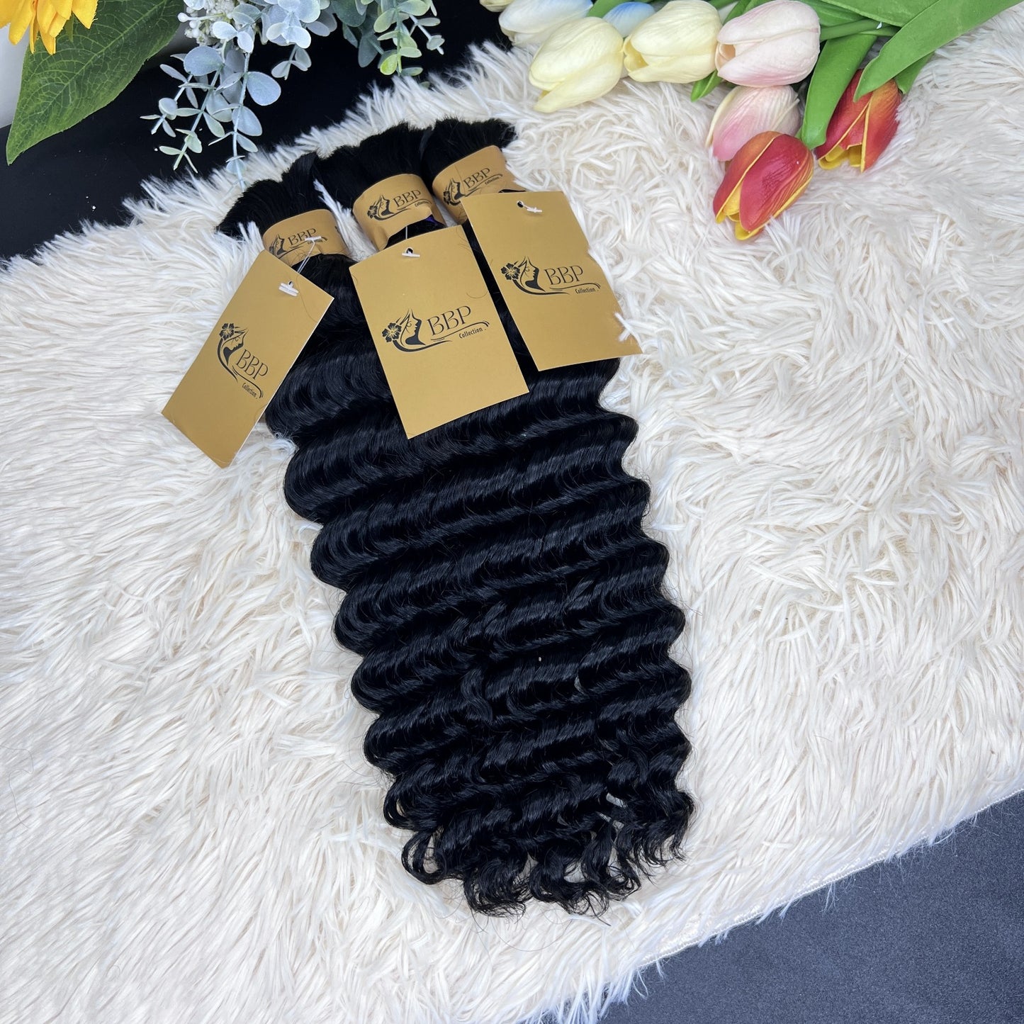 Water wave 100% human hair bulk