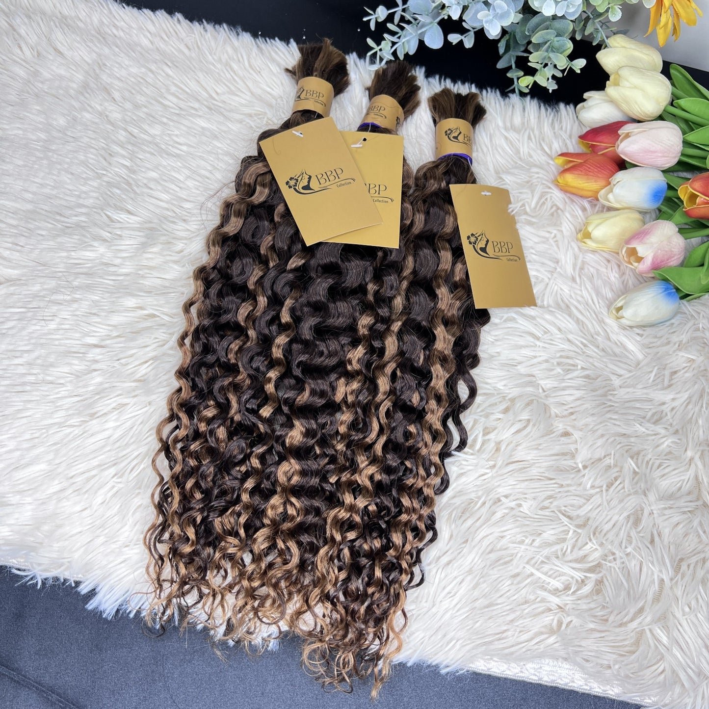Water wave 100% human hair bulk