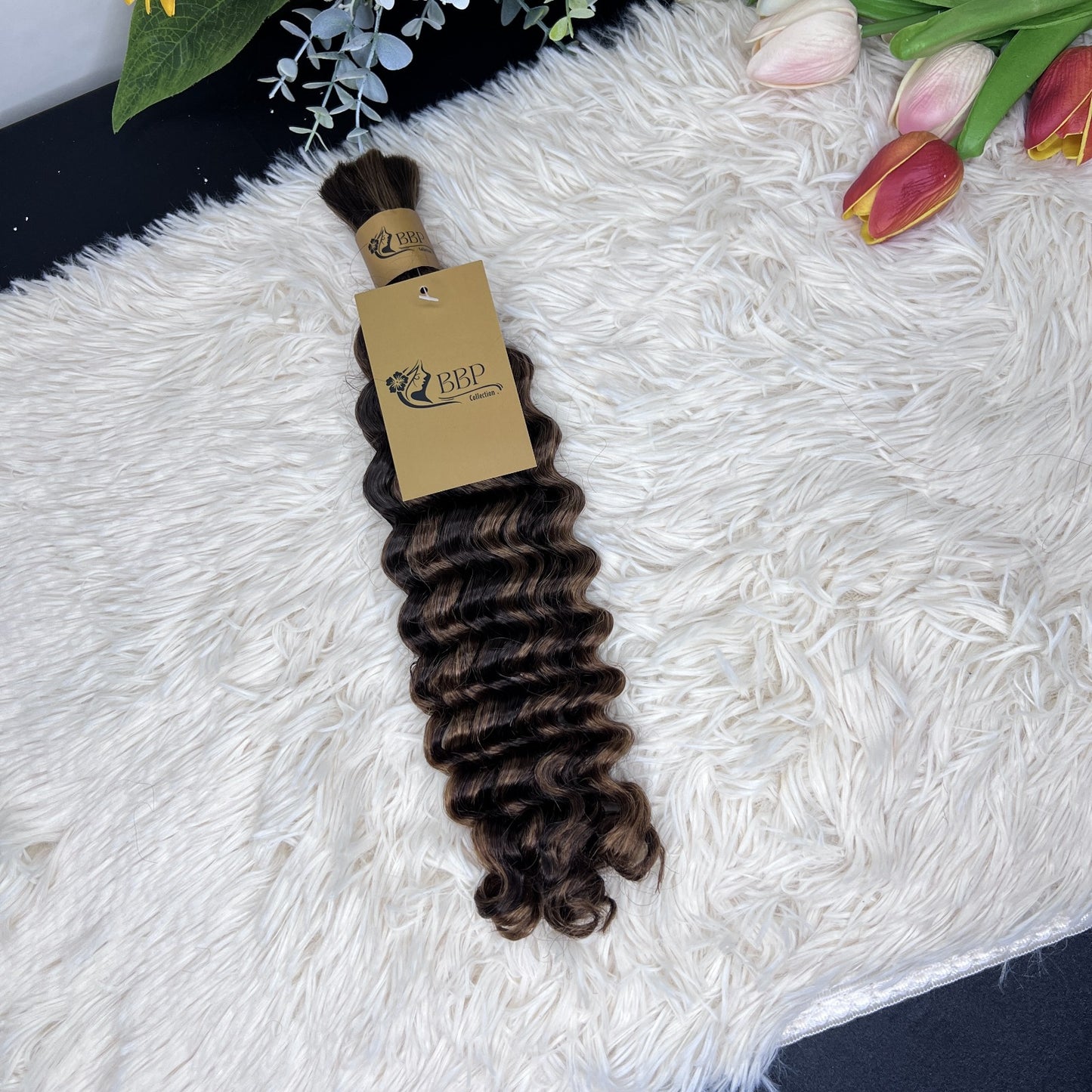 Burmese Loose deep wave 100% human hair bulk.