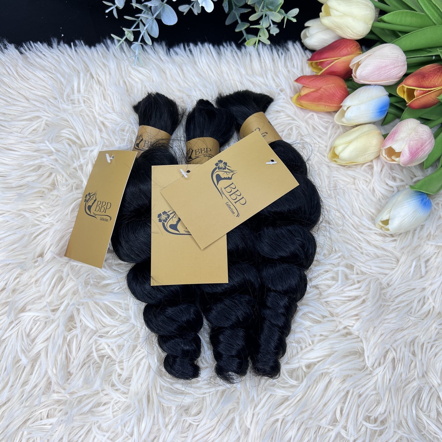 Water wave 100% human hair bulk