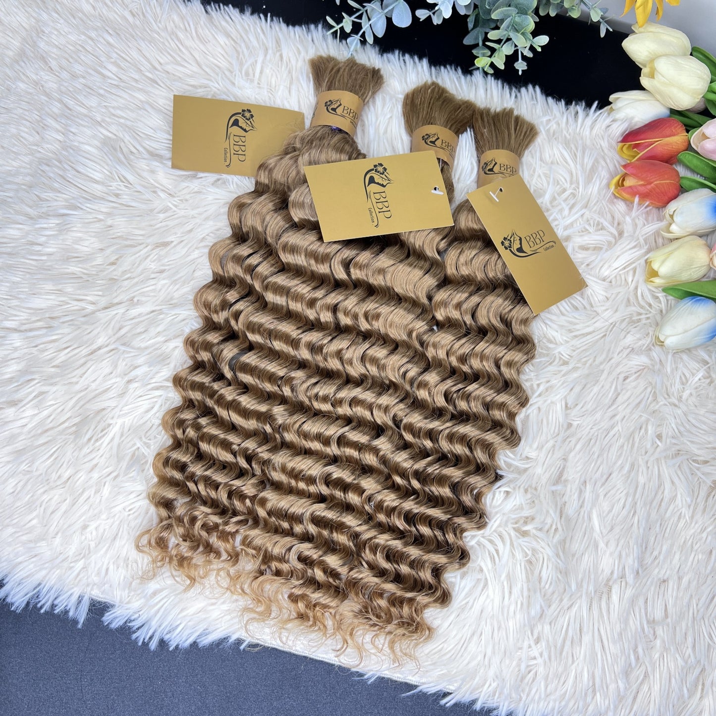 Water wave 100% human hair bulk