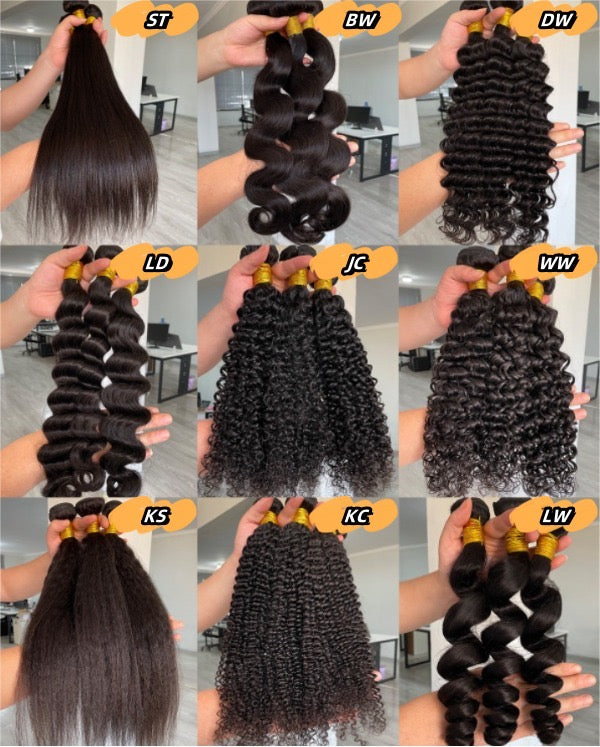 Deep wave 100% human hair bulk